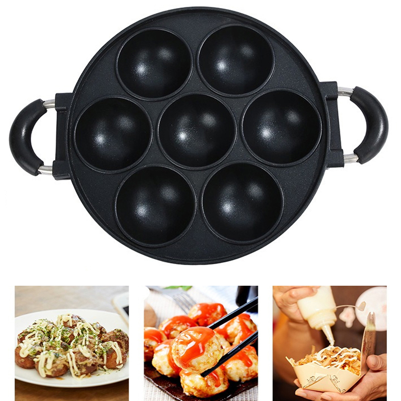 Cast Iron Corn - 7 홀 케이크 요리 팬 주철