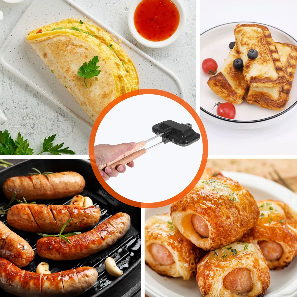 [연간 특가 상품] 핫도그 토스터 양면 샌드위치 베이킹 - Hot Dog Press 리뷰 및 가격