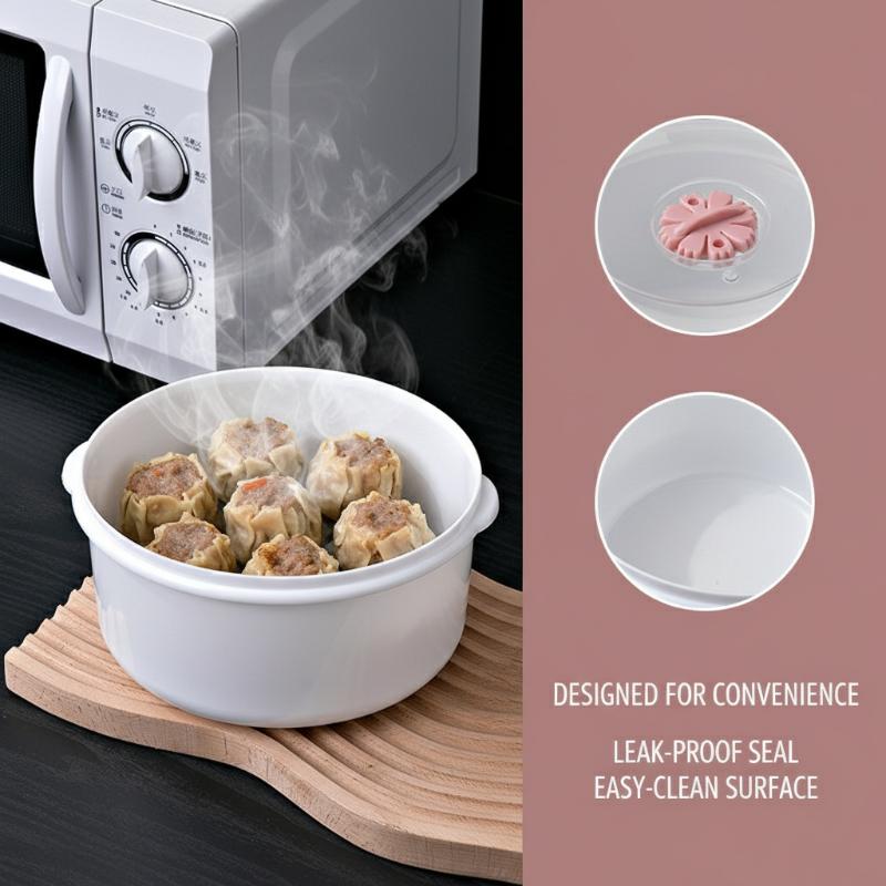 전자레인지용 밥솥 및 찜기, 뚜껑이 있는 가열식 수프  - Bao Steamer Bamboo 리뷰 및 가격